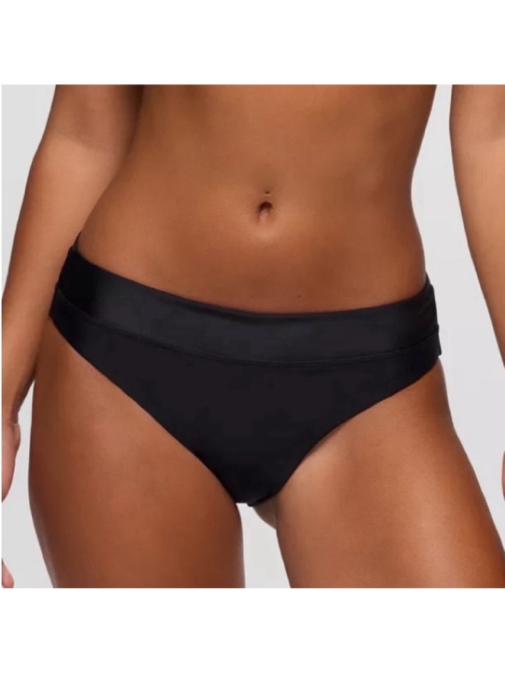 Prana Summer Waves Bikini Bottoms Black Size S